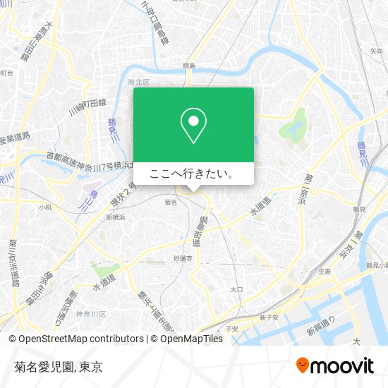 菊名愛児園地図
