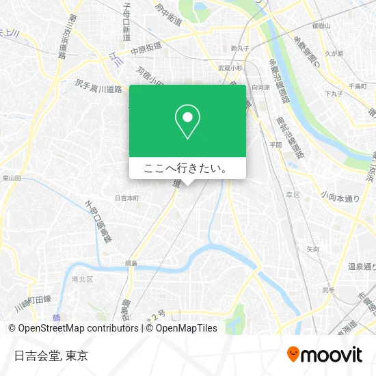 日吉会堂地図
