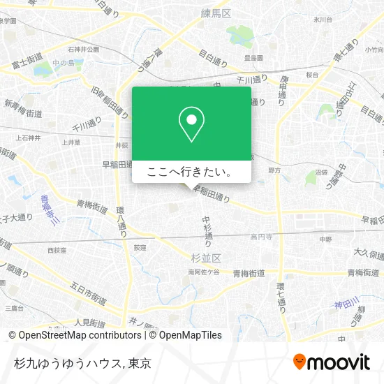 杉九ゆうゆうハウス地図