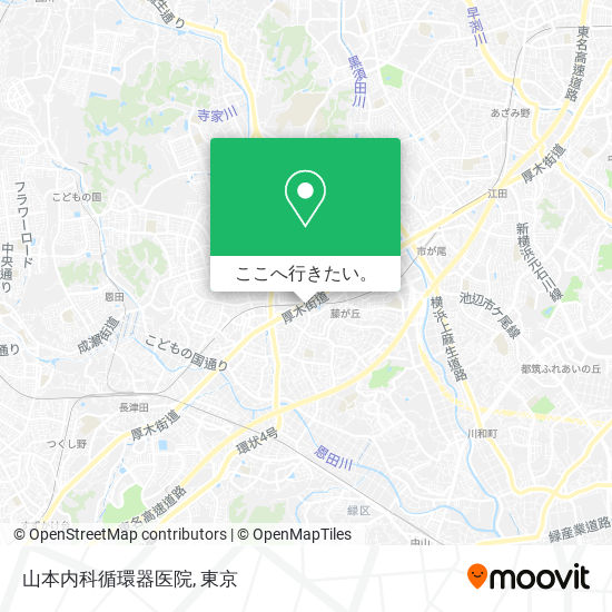 山本内科循環器医院地図