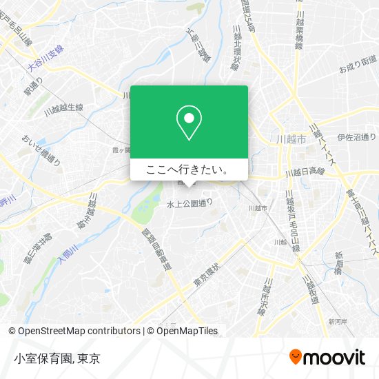 小室保育園地図