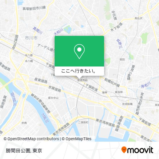 勝間田公園地図
