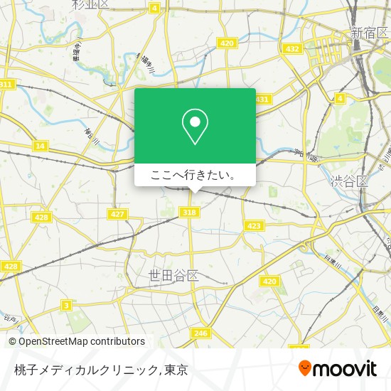 桃子メディカルクリニック地図