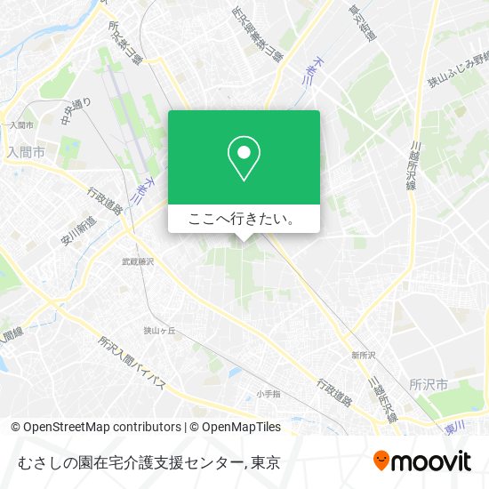 むさしの園在宅介護支援センター地図