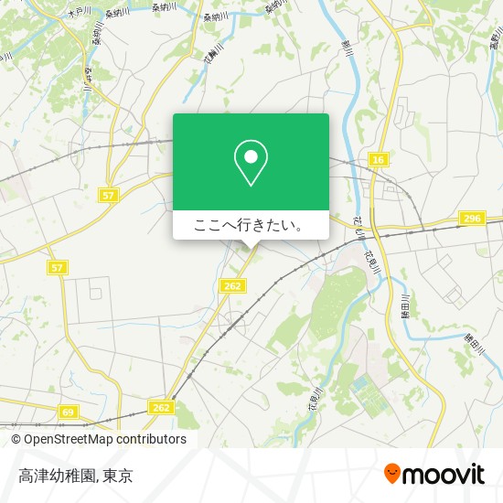 高津幼稚園地図