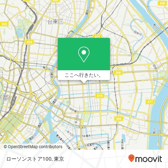 ローソンストア100地図