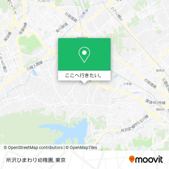 所沢ひまわり幼稚園地図