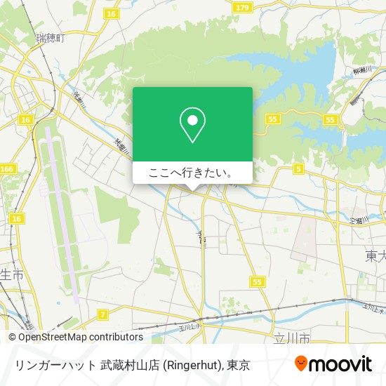 リンガーハット 武蔵村山店 (Ringerhut)地図