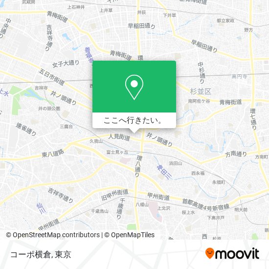 コーポ横倉地図