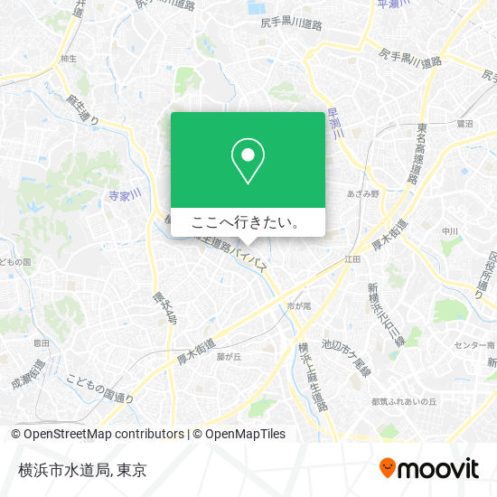 横浜市水道局地図