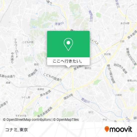 コナミ地図