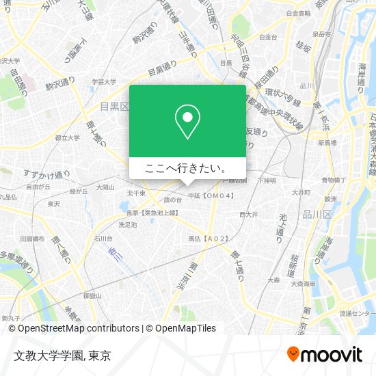 文教大学学園地図