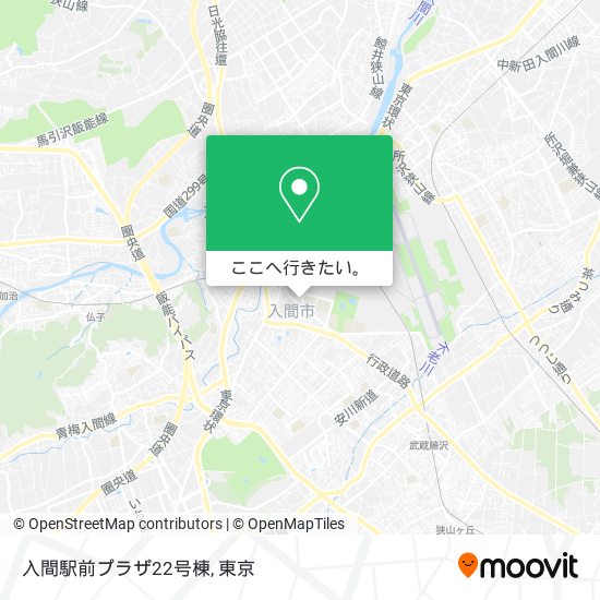 入間駅前プラザ22号棟地図