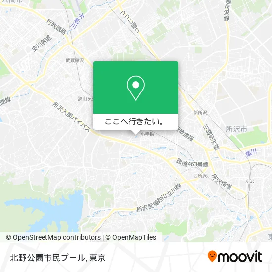 北野公園市民プール地図