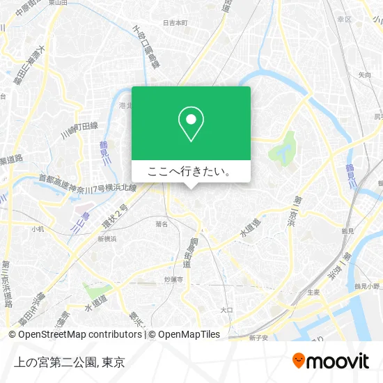 上の宮第二公園地図