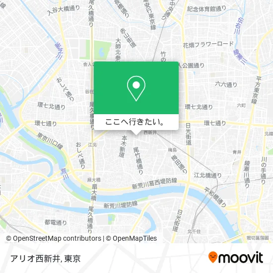 アリオ西新井地図