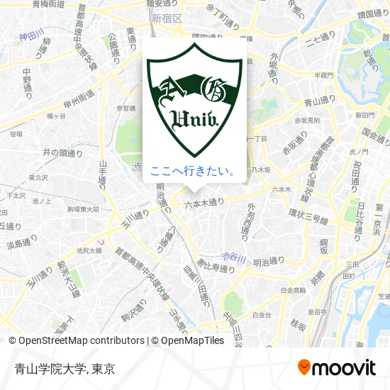 青山学院大学地図