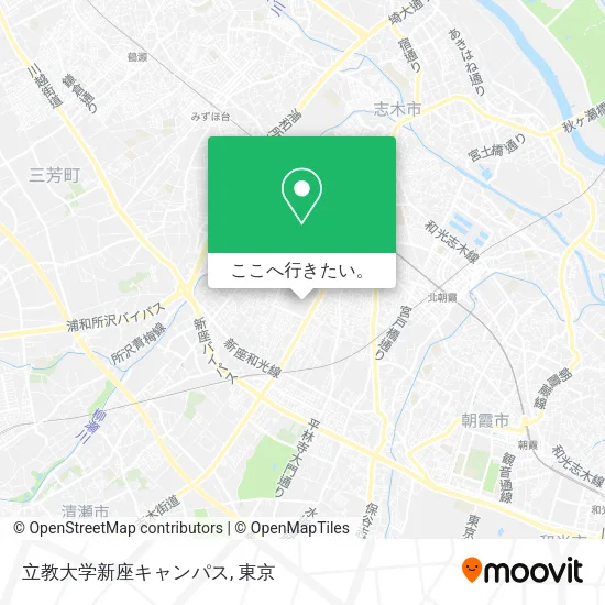 立教大学新座キャンパス地図