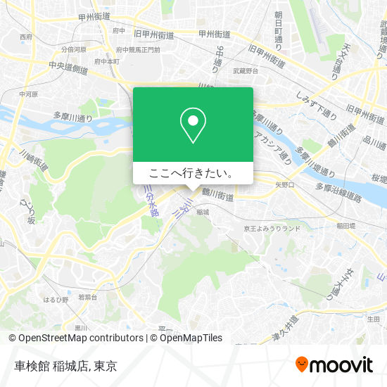 車検館 稲城店地図