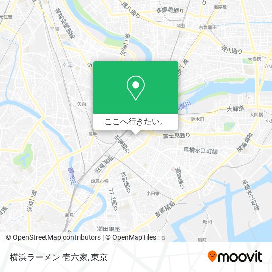 横浜ラーメン 壱六家地図