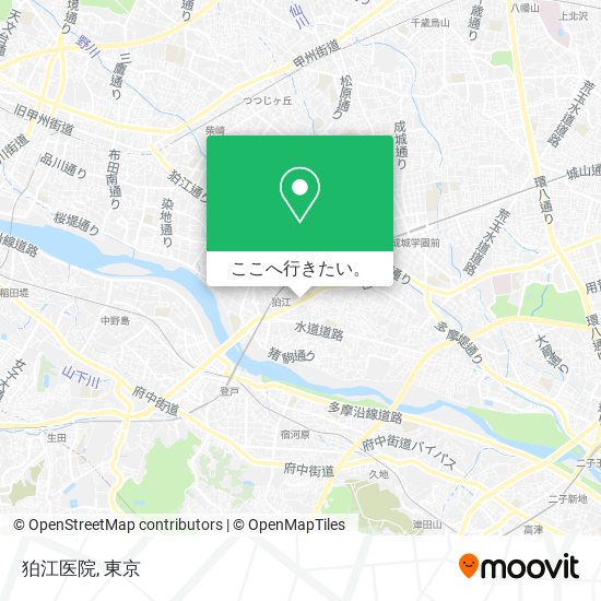 狛江医院地図