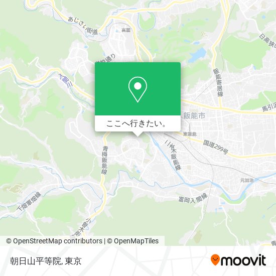 朝日山平等院地図