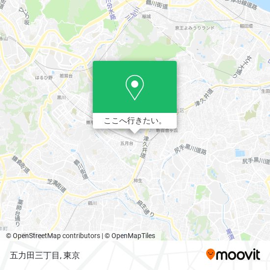 五力田三丁目地図