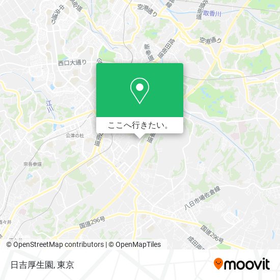 日吉厚生園地図