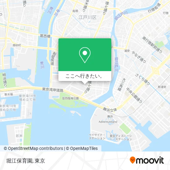 堀江保育園地図