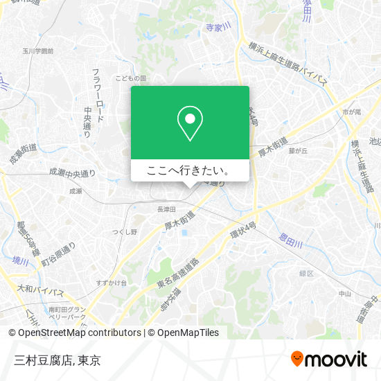 三村豆腐店地図