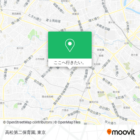 高松第二保育園地図