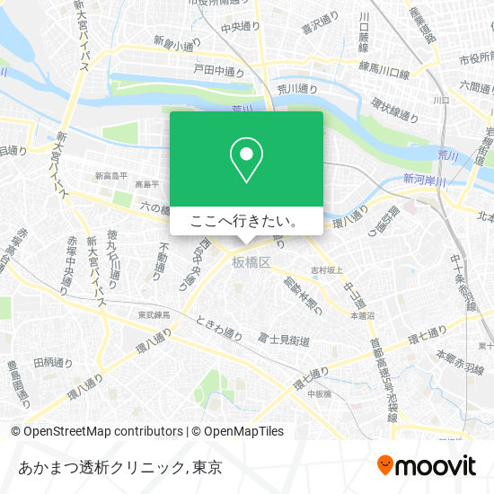 あかまつ透析クリニック地図