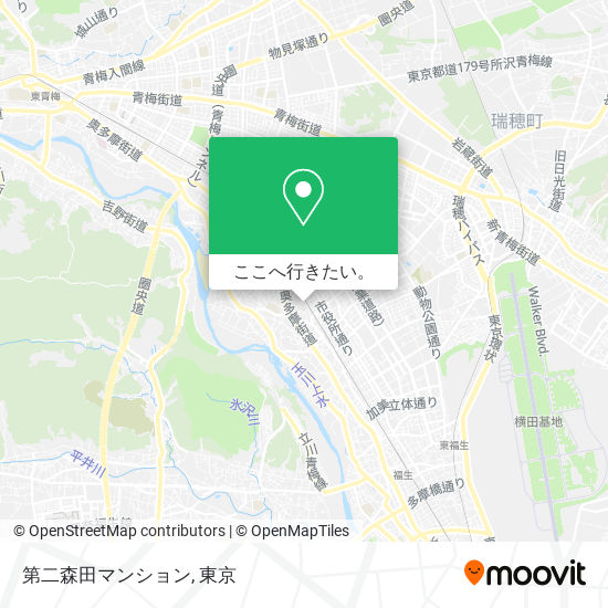 第二森田マンション地図