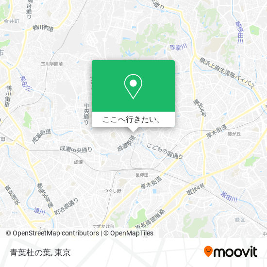 青葉杜の葉地図