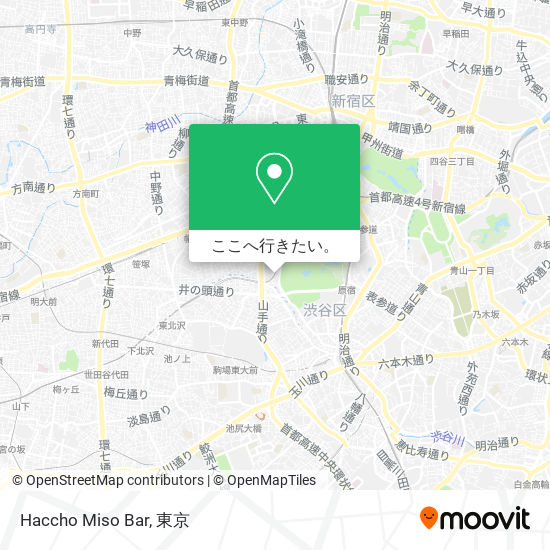 Haccho Miso Bar地図