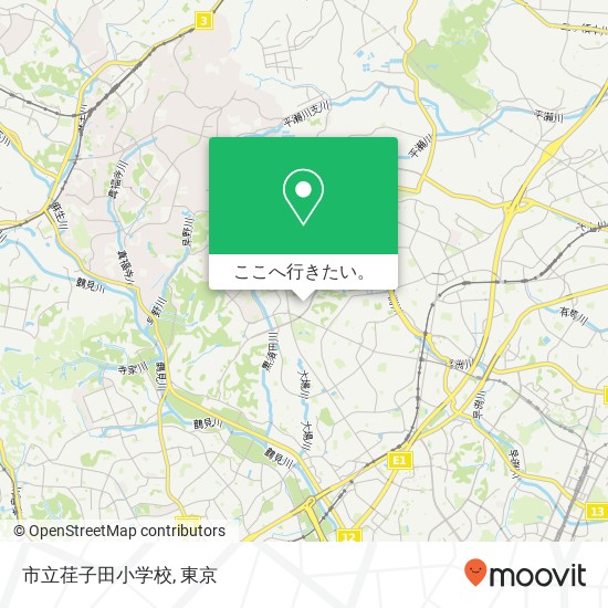 市立荏子田小学校地図