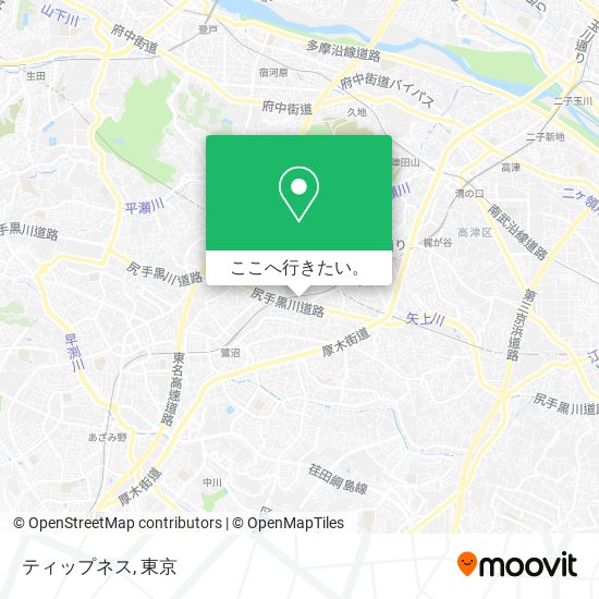 ティップネス地図