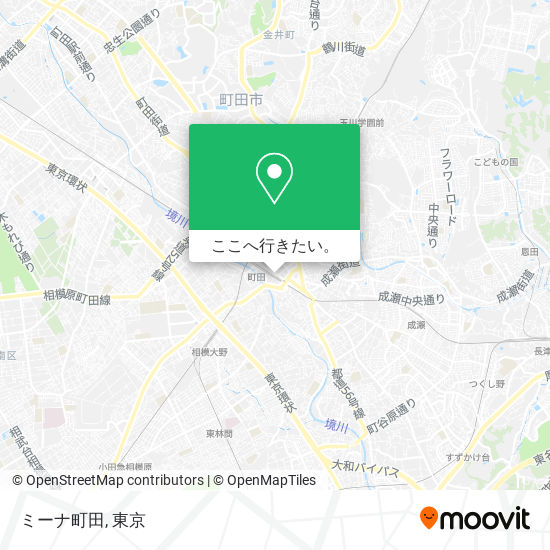 ミーナ町田地図
