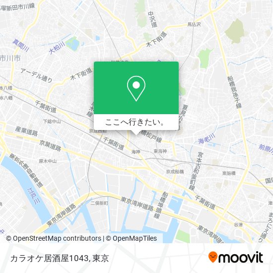 カラオケ居酒屋1043地図