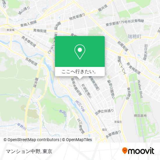 マンション中野地図