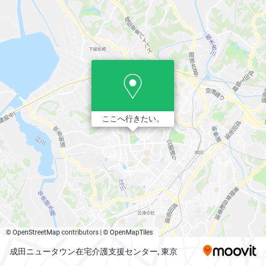 成田ニュータウン在宅介護支援センター地図