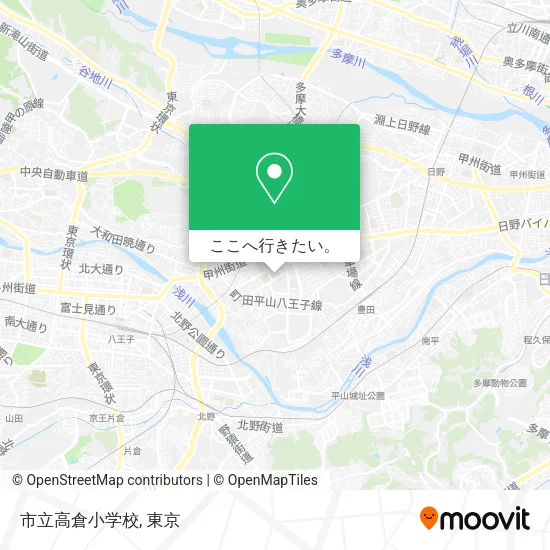 市立高倉小学校地図