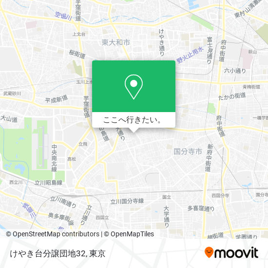 けやき台分譲団地32地図