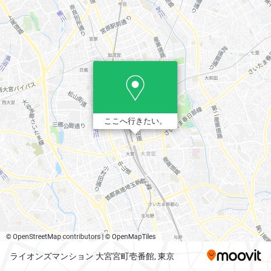 ライオンズマンション 大宮宮町壱番館地図