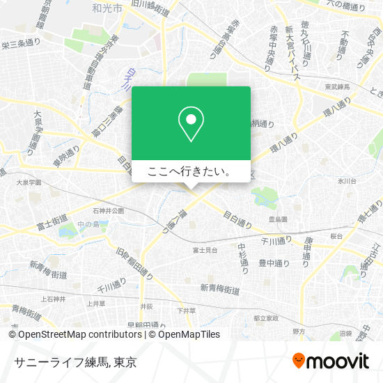 サニーライフ練馬地図