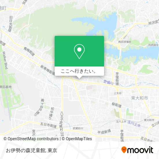 お伊勢の森児童館地図
