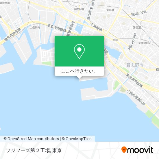 フジフーズ第２工場地図