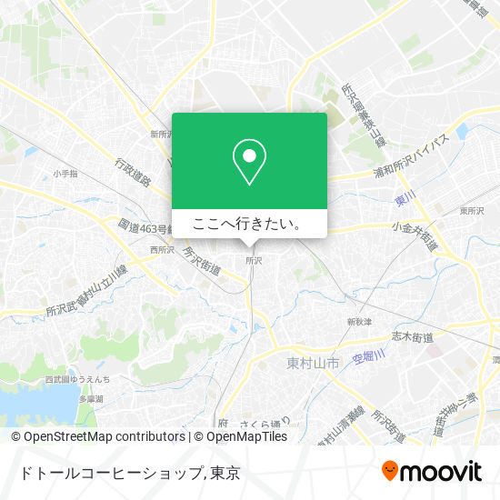 ドトールコーヒーショップ地図