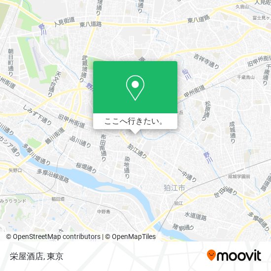 栄屋酒店地図