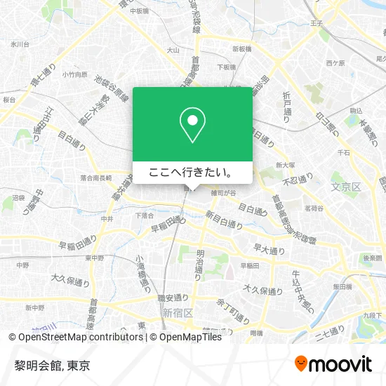 黎明会館地図